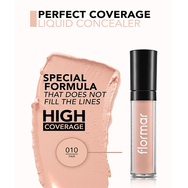 Flormar Perfect Coverage Liquid Concealer Fair 010