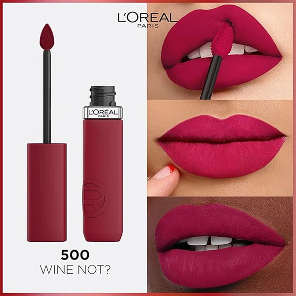 LOréal Paris Lipstick 500 Wine Not
