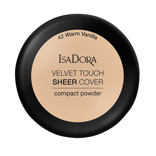 The Velvet Touch Sheer Cover Compact Powder by IsaDora in 42 Warm Vanilla