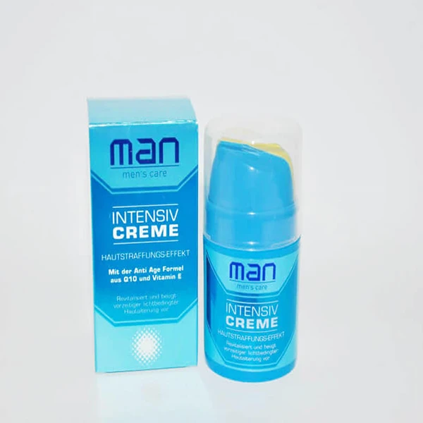 Man Intensive Cream Features an Anti-Aging Formula with Q10 and Vitamin E